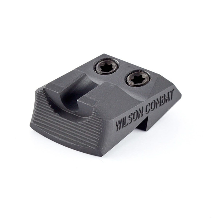 REAR SIGHT, 1911, BATTLESIGHT, SERRATED BLADE, .165" WIDE U-NOTCH, BLACK