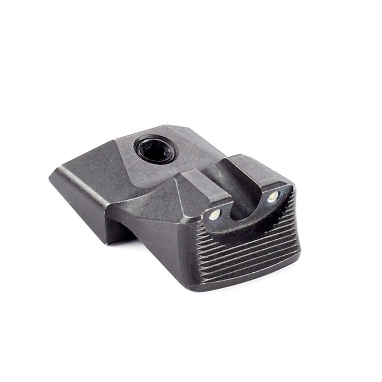 REAR SIGHT, EDC X9S/SFX9, BATTLESIGHT, CONCEALMENT, SERRATED BLADE, TRITIUM