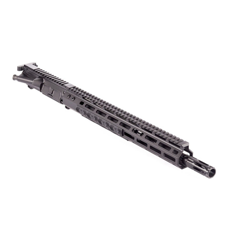 UPPER, COMPLETE, FORGED, 300 HAM'R, RANGER, MID LENGTH, 16", ROUND, Q-COMP, 1-13 TWIST, BLACK