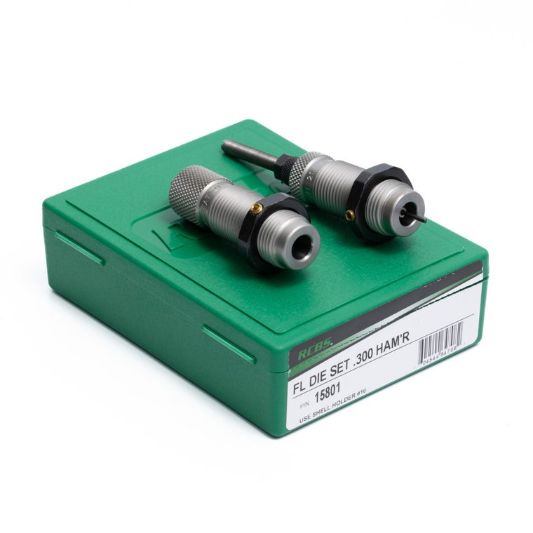 DIE SET, 300 HAM'R, CUSTOM 2-DIE, RCBS