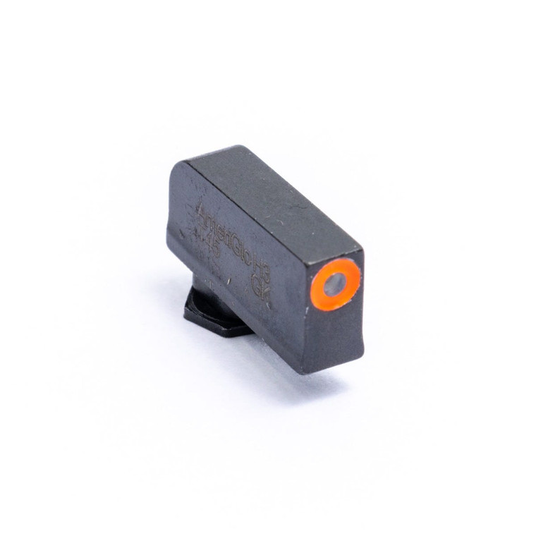 FRONT SIGHT, GLOCK, TRITIUM WITH ORANGE OUTLINE, .245", AMERIGLO
