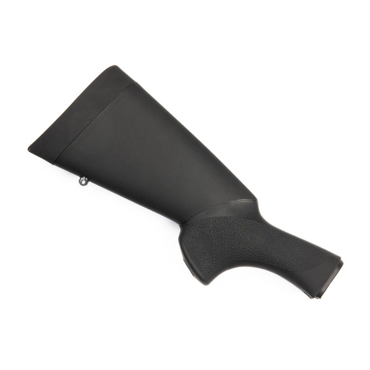 BUTTSTOCK, 870, BLACK RUBBER OVERMOLD, SHORT, HOGUE