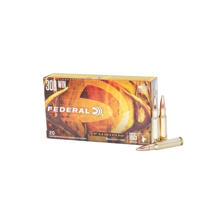 .308 WINCHESTER | FEDERAL F308FS2, 165GR, FUSION, 20/BOX