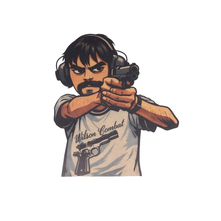 Sticker, Vinyl Die-Cut, Gun Guys, Bill Wilson
