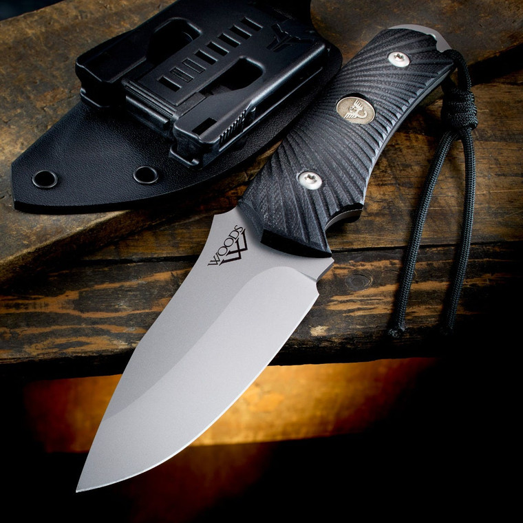 COMBAT UTILITY BLADE (C.U.B.), BLACK G10, WILSON COMBAT / STEVE WOODS