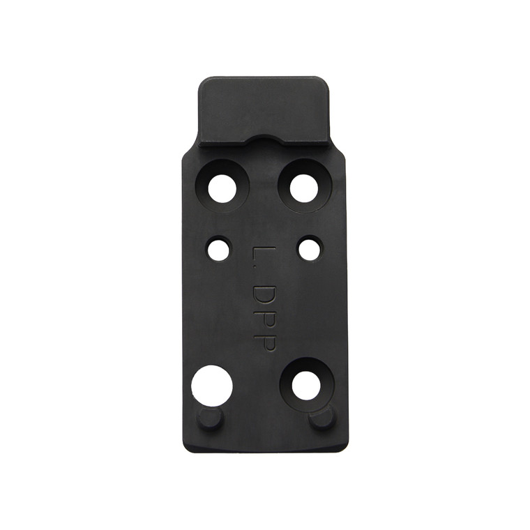 OPTIC PLATE, LEUPOLD DELTA POINT PRO FOOTPRINT, WITHOUT REAR SIGHT DOVETAIL CUT