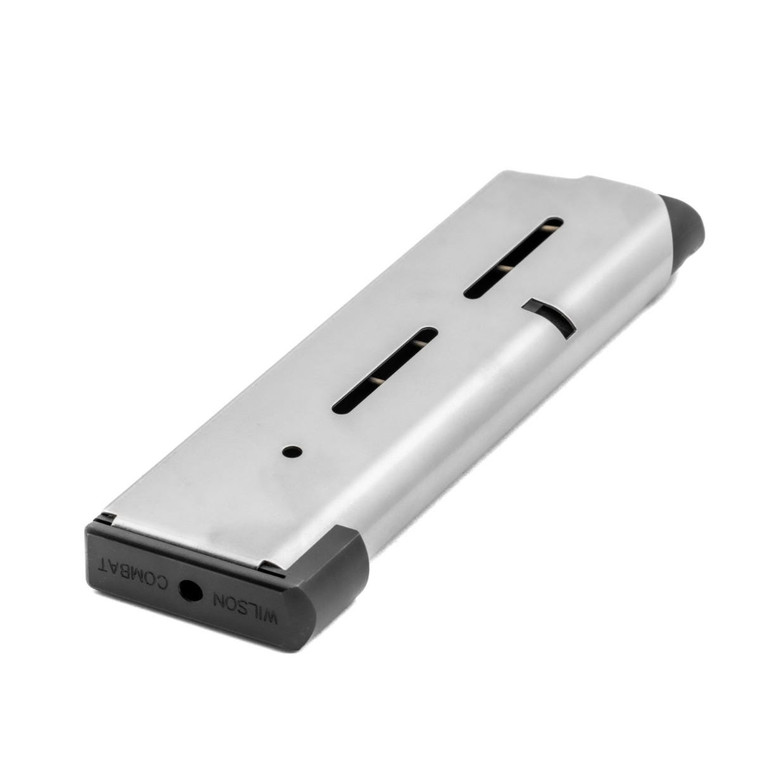 MAGAZINE, 1911, .45 ACP, COMPACT, 8 ROUND, LO-PROFILE OM STEEL BASE PAD