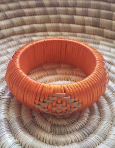 Orange Handwoven Bracelet - Sunshine Bangle Bracelet Orange Handwoven Bracelet - Sunshine Bangle Bracelet