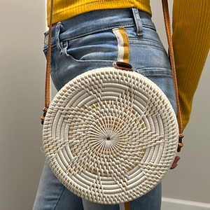 Handmade White Flower Purse - Bloom Shoulder Bag Handmade White Flower Purse - Bloom Shoulder Bag