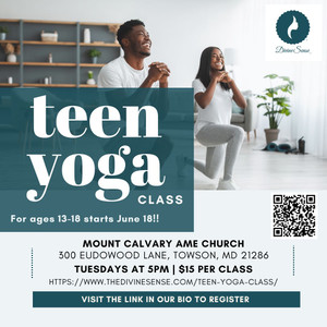 Teen Yoga Class Teen Yoga Class