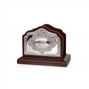 Bencher Holder - Wood/silver plate Bencher Holder - Wood/silver plate