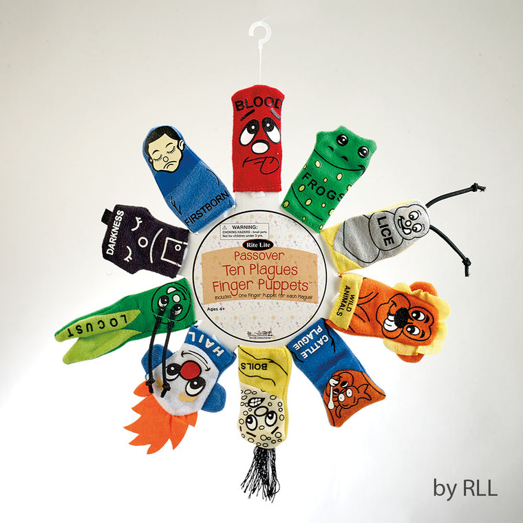 Passover "Ten Plagues" Finger Puppets