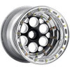 Weld Magnum Sprint 15x17 / 42-Spline / 5in. BS Black Wheel - Outer Beadlock w/Black 6-Dzus Cover - 735B-51755BC-6