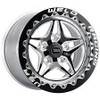 Weld RT-S S81 15x11 / 5x115 BP / 6.5in BS Black Wheel - Black Single Beadlock MT - 81MB511W65F