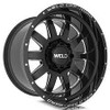 Weld Off-Road W102 20X9.0 Stealth 5X139.7 5X150 ET00 BS5.00 Gloss Black MIL 110.2 - W10209070500