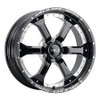 Weld Off-Road W125 20X12 Granada Six 6X139.7 ET-44 BS4.75 Gloss Black MIL 106.1 - W12502084475