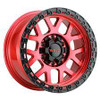 Weld Off-Road W133 17X9 Cinch 5X114.3 5X127 ET-12 BS4.50 Candy Red / Satin Black Ring 78.1 - W13379026450