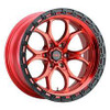 Weld Off-Road W134 20X10 Ledge 6X139.7 ET-18 BS4.75 Candy Red / Gloss Black 106.1 - W13400084475