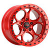 Weld Off-Road W906 17X10 Ledge Beadlock 5X127 ET-25 BS4.50 Candy Red / Red Ring 71.5 - W90670075450