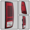 SPYDER Spyder Dodge Ram 1500 13-14 13-14 LED Tail Lights LED Model only - Red Clear ALT-YD-DRAM13-LED-RC - 5077547