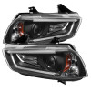 SPYDER Spyder Dodge Charger 11-14 Projector Headlights Xenon/HID- Light DRL Blk PRO-YD-DCH11-LTDRL-HID-BK - 5074201