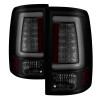SPYDER Spyder 09-16 Dodge Ram 1500 Light Bar LED Tail Lights - Black Smoke ALT-YD-DRAM09V2-LED-BSM - 5084033