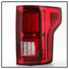 SPYDER Spyder 18-19 Ford F-150 w/o Blind Spot Sensor LED Tail Lights - Red Clear ALT-YD-FF15018-LED-RC - 5085764