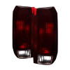 SPYDER Xtune Ford Bronco F150 F250 F350 F450 92-96 OE Style Tail Lights Red Smoked ALT-JH-FB92-OE-RSM - 9030567