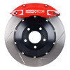 Stoptech StopTech 04 Volkswagen Golf 3.2L Front BBK w/ Red ST-40 Caliper Slotted 355X32 2pc Rotor - 83.890.4700.71