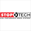 Stoptech StopTech 15 Audi S3 / 15 VW Golf R Front BBK w/ Black ST-40 Caliper Zinc Drilled 355X32 2pc Rotor - 83.896.4700.54