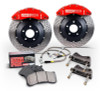 Stoptech StopTech 15 Audi S3 / 15 VW Golf R Front BBK w/ Red ST-40 Caliper Zinc Slotted 355X32 2pc Rotor - 83.896.4700.73
