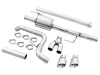 Awe Tuning AWE 0FG 21 Ford F150 Dual Side Exit Cat-Back Exhaust- 4.5in Chrome Silver Tips - 3015-22067
