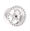 Weld S71 17X11 / 5X115 BP / 6.2in BS Polished Wheel (High Pad) - Polished Single Beadlock MT - 71HP7110W62G