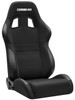 Corbeau Corbeau A4 Racing Seat Black/Cloth Wide - Pair