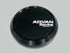  Advan Flat 73mm Center Cap - Black - Z9566 