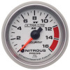  Autometer Ultra-Lite II 2 1/16in FSE 0 - 1600 PSI Nitrous Pressure Gauge - 4974 