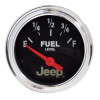  Autometer Jeep 52mm 73 OHMS Empty/8-12 OHMS Full Short Sweep Electronic Fuel Level Gauge - 880428 