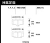 Hawk Performance Hawk 95-98 Toyota Tacoma HPS 5.0 Front Brake Pads - HB315B.669 