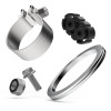 Magnaflow MagnaFlow Axle-Back Stainless Dual Split 4in Polished Tips 10-15 Chevrolet Camaro Convert. 3.6L V6 - 15354 