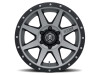 ICON Rebound 17x8.5 6x5.5 25mm Offset 5.75in BS 95.1mm Bore Titanium Wheel - 1817859057TT Photo - Close Up