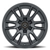 ICON Vector 6 17x8.5 6x5.5 25mm Offset 5.75in BS 95.1mm Bore Satin Black Wheel - 2417859057SB Photo - Close Up