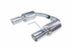 Pypes Performance Exhaust Axle Back Exhaust 15-17 Mustang GT Split Rear Dual Exit 3 in Polished Tips Hardware Included Polished 304 Stainless Steel Pypes Exhaust