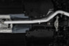 MBRP 2022 Subaru WRX 2.4L 3in Cat Back 5in OD w/ Carbon Fiber Tips - T304 - S48093CF Photo - Mounted