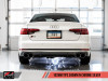 Awe Tuning AWE Tuning Audi B9 S4 Track Edition Exhaust - Non-Resonated Silver 102mm Tips - 3010-42054