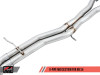 Awe Tuning AWE Tuning Audi B9 S4 Touring Edition Exhaust - Non-Resonated Silver 102mm Tips - 3010-42056