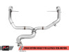Awe Tuning AWE Tuning VW MK7 Golf Alltrack/Sportwagen 4Motion Track Edition Exhaust - Polished Silver Tips - 3020-32044