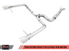 Awe Tuning AWE Tuning VW MK7 Golf Alltrack/Sportwagen 4Motion Track Edition Exhaust - Polished Silver Tips - 3020-32044