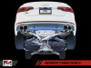 Awe Tuning AWE Tuning Audi B9 S4 SwitchPath Exhaust - Non-Resonated Silver 102mm Tips - 3025-42030