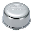 Ford Racing Logo Push-In Type Air Breather Cap - Chrome - 302-215 Photo - Primary