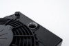 CSF Universal Drag Race / Tuck Radiator w/9in Spal Fan - 10.5in H x 10in L x 3.6in W - Black - 7065B Photo - Close Up